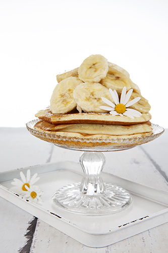 Pancake Stack w Maple Macadamia Butter Pancake Stack w Maple Macadamia Butter