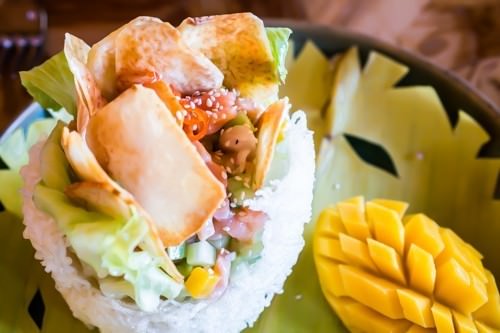 Fiji Restaurant - Fish Taro Basket