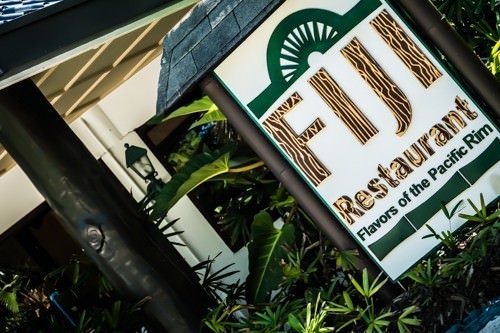 Fiji Restaurant - Signage