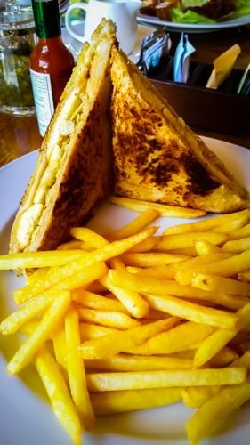 Savannah Grill - Grilled Banana Peanut Butter