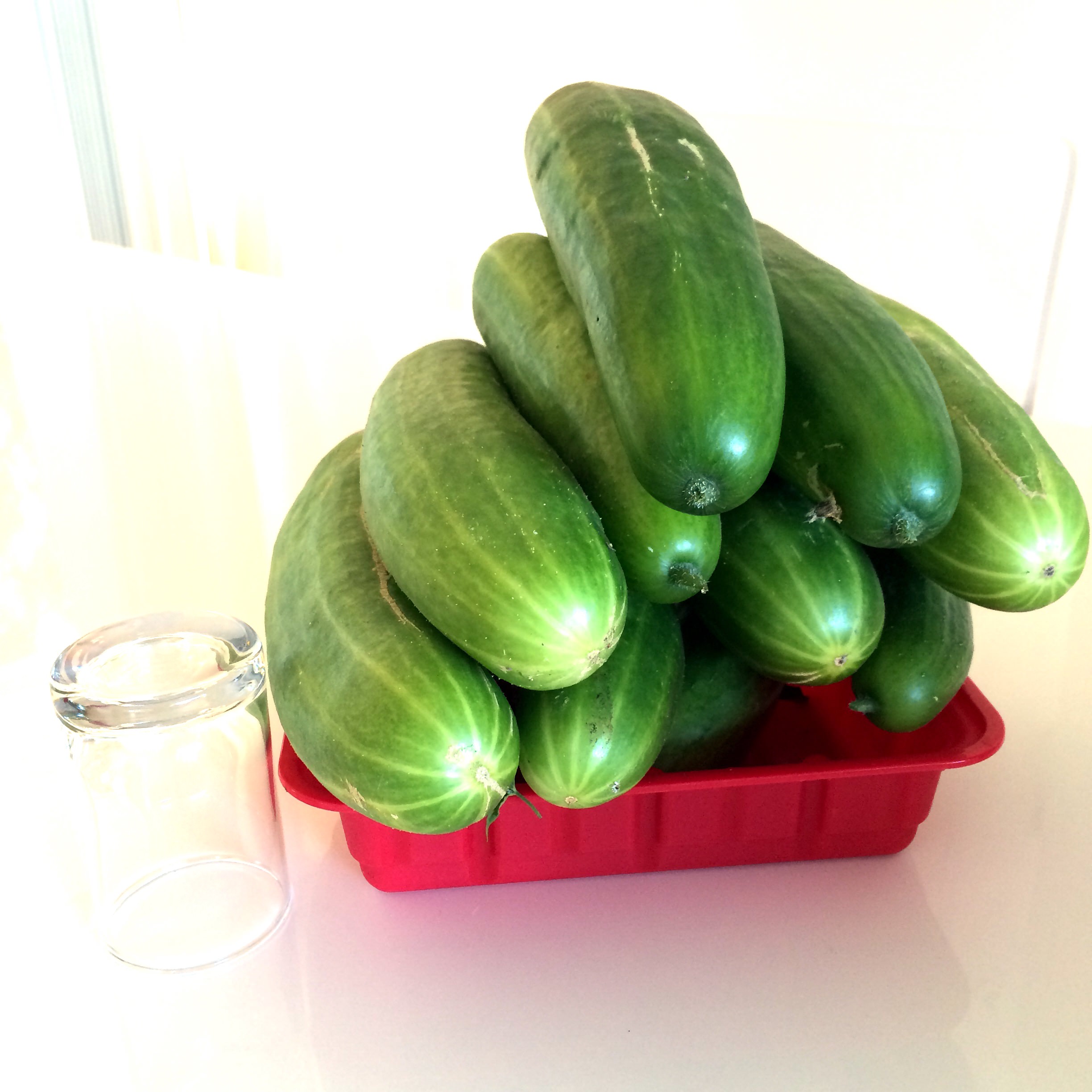 Home Grown Cucumbers