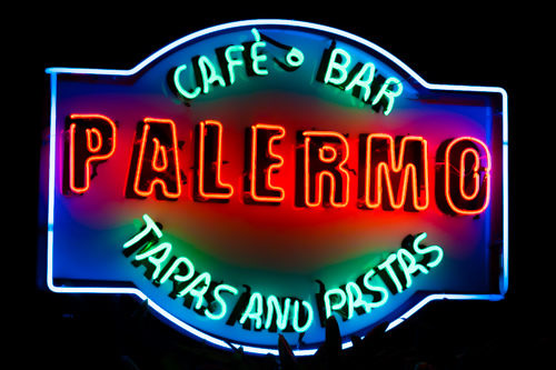 Palermo Restaurant - Night Signage