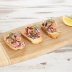 Salmon & Dill Bruschetta