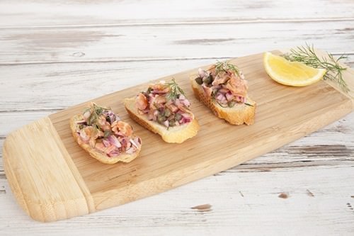 Salmon & Dill Bruschetta