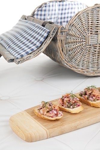 Superior Gold Salmon Bruschetta -Picnic Basket