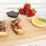 Smoked Salmon Bruschetta Picnic