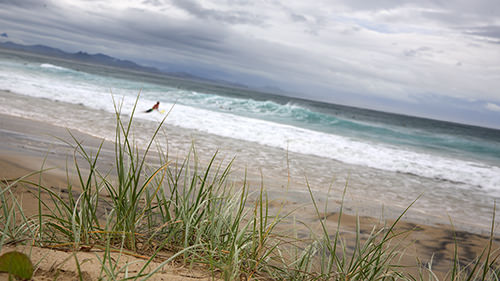 Surfing Clarkes Beach