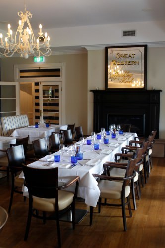Manfredi at Bells - Table Setup