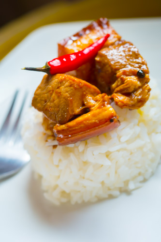 Easy Pork Adobo - Rice Topping