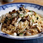 Mushroom and Cheese Risotto