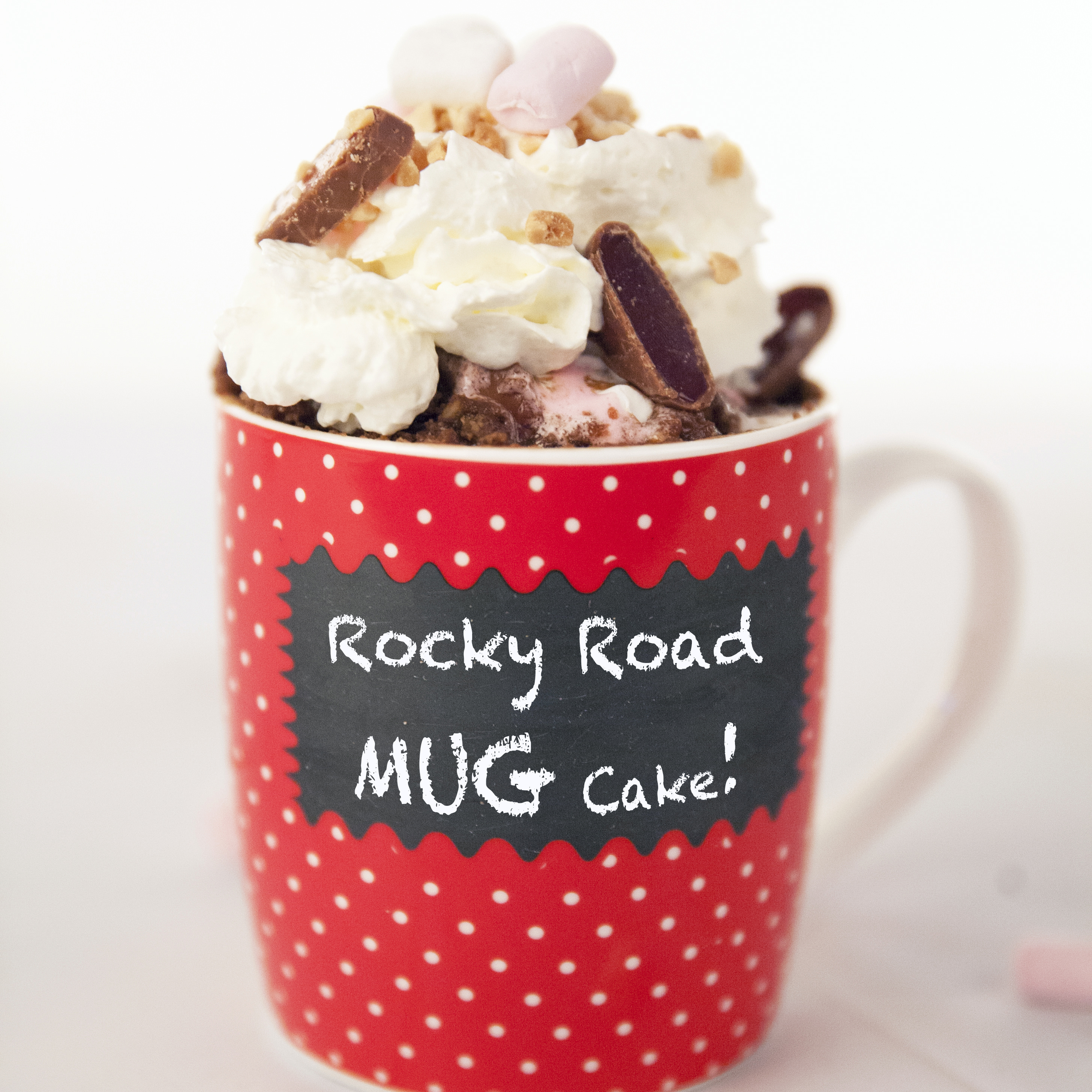 Rocky Road Mug Cake