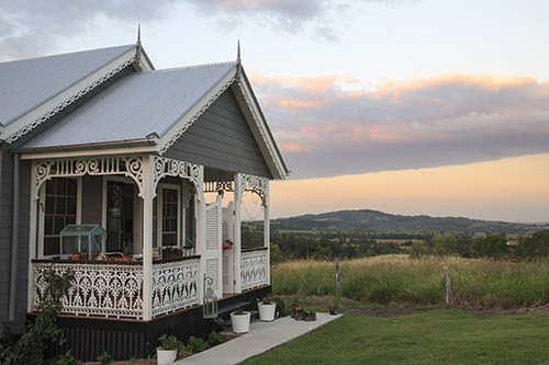 Gypsy Cottage at Sunset