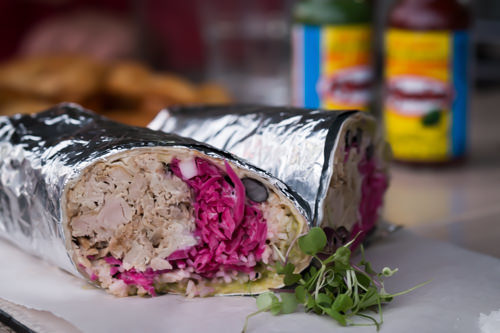 Lime Mexican Sawtell - Pulled Pork Burrito