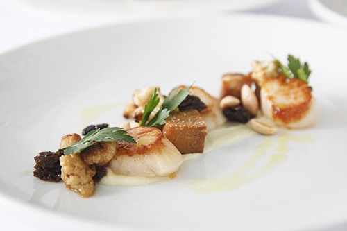 Seared Scallop & Pork Entree