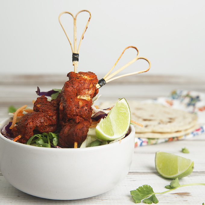 Mexican Yucatan Chicken Skewers