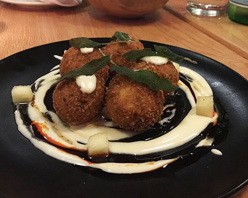 Arancini Balls on the menu at The Independence Tavern Arancini Balls on the menu at The Independence Tavern