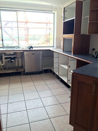 Kitchen Looking toward the beach Kitchen Looking toward the beach