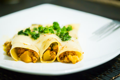 Leftover Picadillo Cannelloni