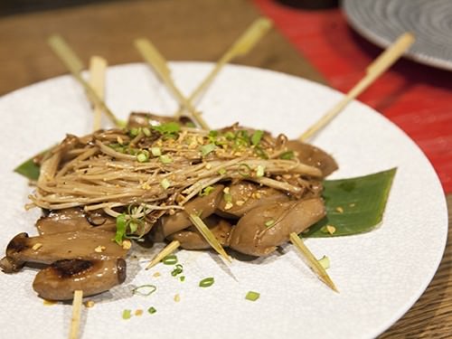 "Stick It" Mushroom Skewers