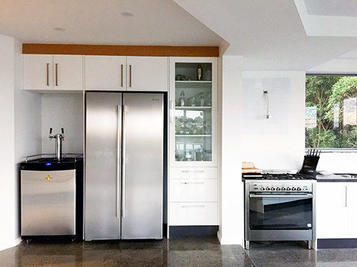New Kitchen East Wall Fridges