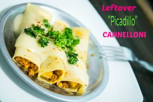 PIN ME - Leftover Picadillo Cannelloni - 3