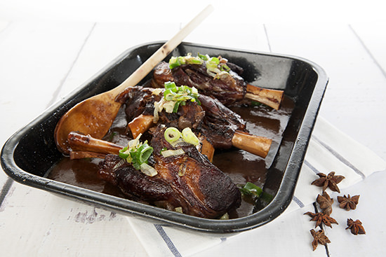 Slow Cooked Lamb Shanks