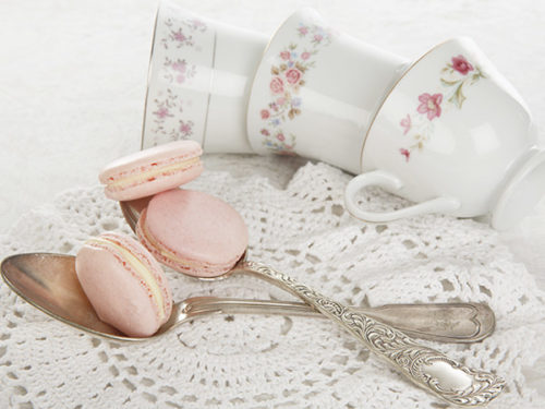 Turkish Delight Pink Macarons