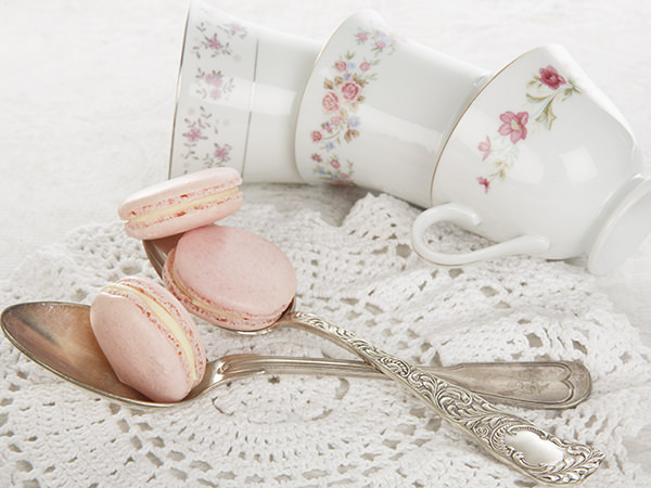 Turkish Delight Pink Macarons Turkish Delight Pink Macarons