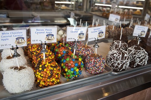 Candy Apples at the Farmers Market