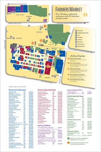 Farmers Market & Grove Map