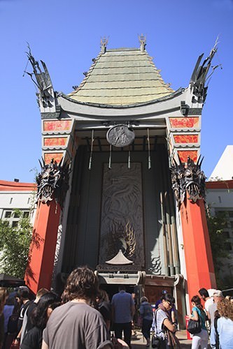 Outside Chinese Theatre Hollywood