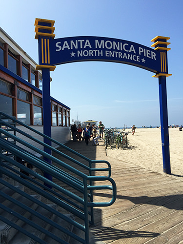 Santa Monica Pier Entrance