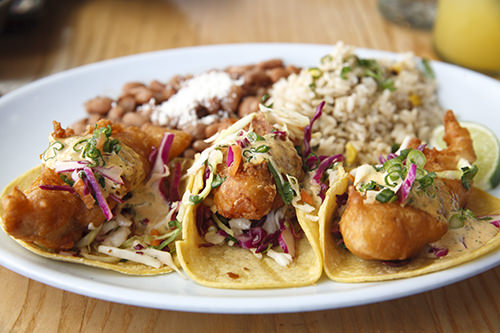 Blue Plate Taco - Baja Fish Taco