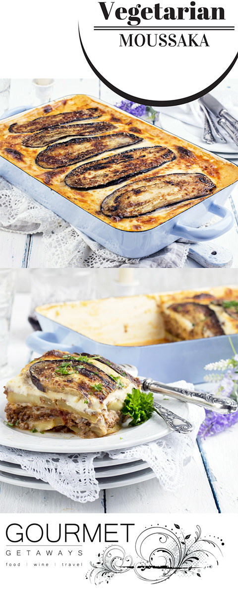 Healthy Vegetarian Lentil Moussaka -Pin