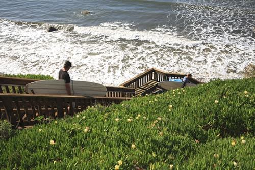 Surfing Santa Barbara Devereuax Beach