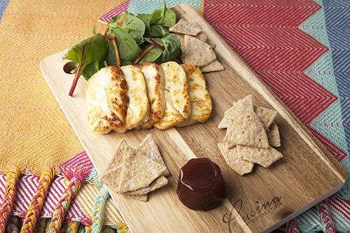 BBQ Haloumi w Quince Paste