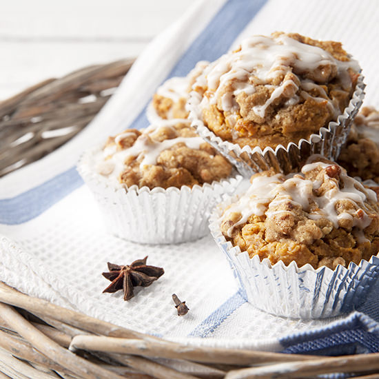 Pumpkin Streusel Cupcakes 