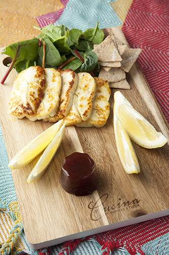 Haloumi w Tuckers Naturals Quince Paste