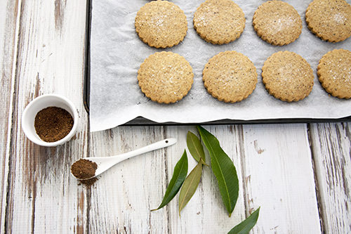 Lemon Myrtle and Wattleseed Shortbread