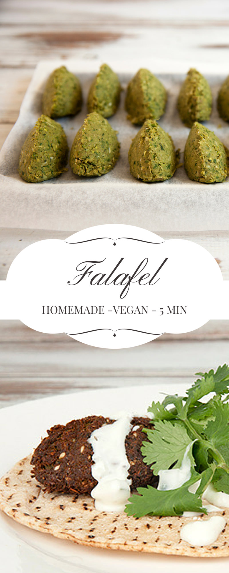 Vegan Homemade Falafel Pin