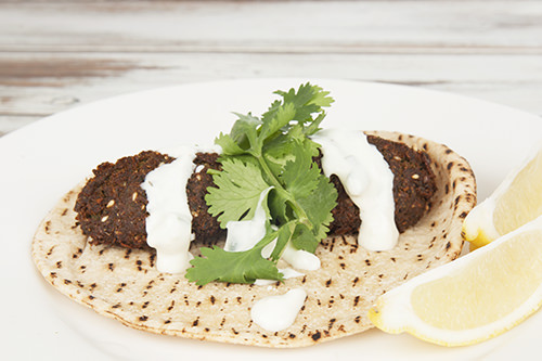 Homemade Falafel Wrap - Vegan Homemade Falafel Wrap - Vegan