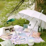 Glamping Blanket and Cushions