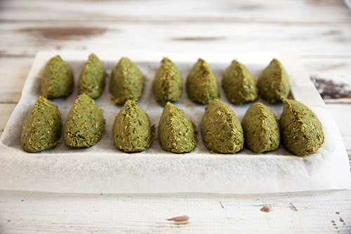 Homemade Green Egyptian Falafel Homemade Green Egyptian Falafel