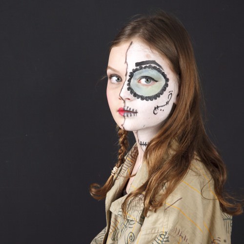 Lilli Day of the Dead Make up - Halloween