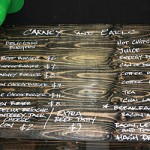 Carney and Earls Menu