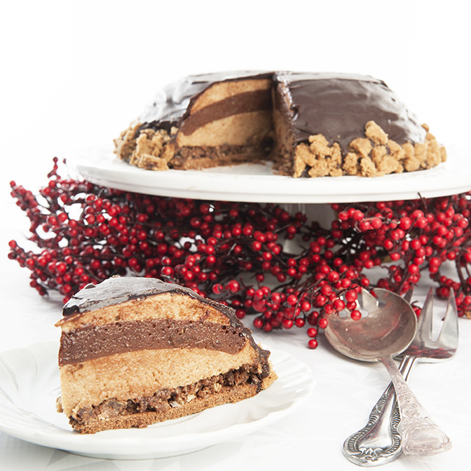 Christmas Mousse Layer Cake