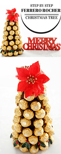 Ferrero Rocher Christmas Tree Pin Ferrero Rocher Christmas Tree Pin