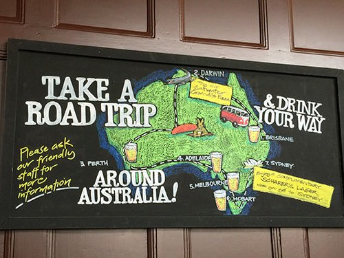 Aussie Beer Road Trip at The Australian Hotel