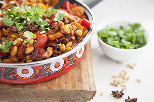 Moroccan Spiced Beans Vegan