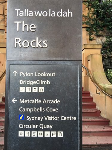 Pylon Lookout & Bridge Climb Signage